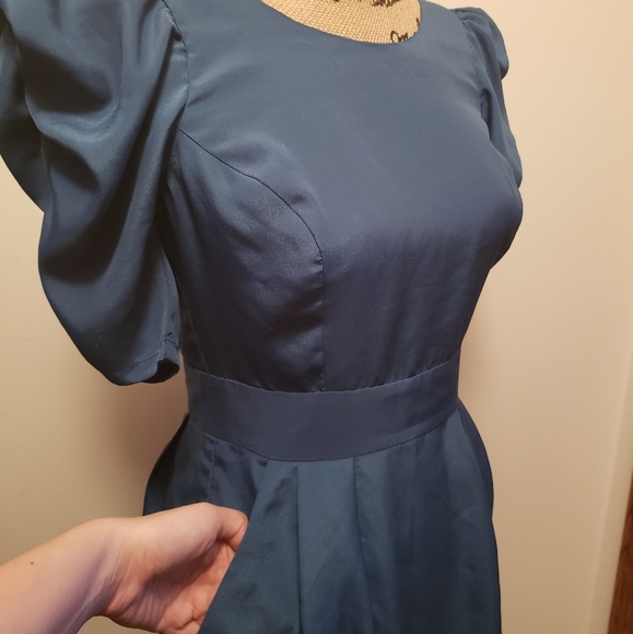 Blue BCBGeneration Mini Dress Size 4 - Picture 3 of 4